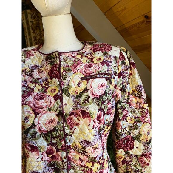 Quilt Coat Vintage Floral - Picture 5 of 8